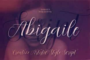 Abigaile Script: A Handwritten Typeface for Editorial Elegance