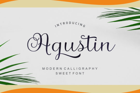 Agustin Script: A Modern Handwritten Typeface for Editorial Design