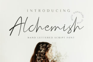 Alchemish Script: A Creative Font for Small Business Branding