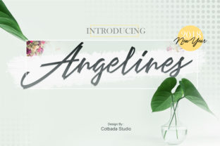 Angelines Script: A Handmade Typeface That Elevates Digital Design