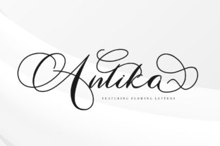 Antika Font: A Fresh Script Typeface for Stronger Campaign Design