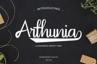 Arthunia Script: A Handwritten Font That Elevates Brand Content