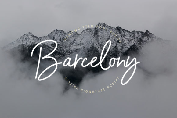 Barcelony: A Versatile Script Font for Creative Projects