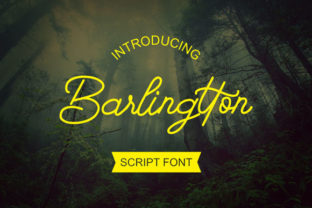 Barlingtton Script: The Handwritten Typeface for Authentic Campaign Design