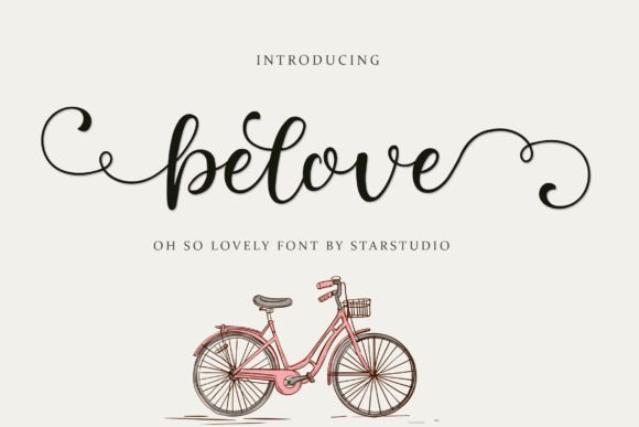 Belove Script: A Handwritten Typeface for Modern Web Design
