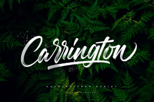 Carrington: A Dynamic Script Font for Editorial Elegance