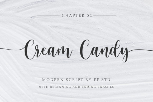 Cream Candy: A Script Font for Elegant Editorial Design