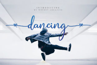 Dancing Font: A Handwritten Typeface for Professional Branding