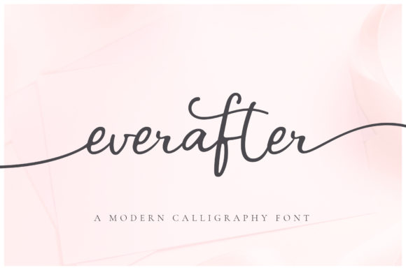 Ever After Font: Romantic Typography for Editorial Design