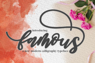 Famous Script: A Premium Font for Editorial Design