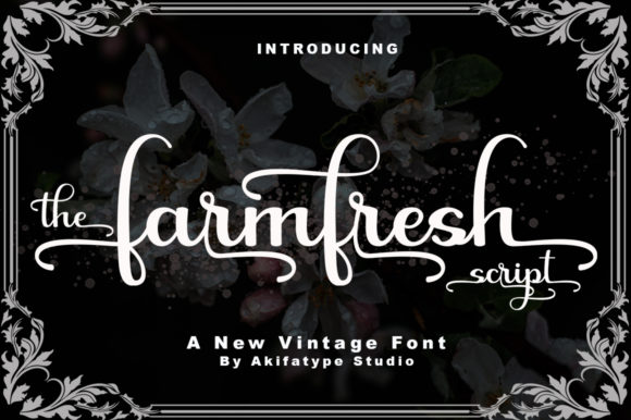 Farmfresh Script: A Polished, Vintage-Style Typeface for Small Business Branding