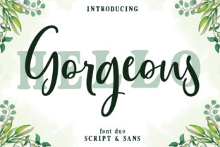 Gorgeous Duo: A Script Font That Elevates Your Craft Projects