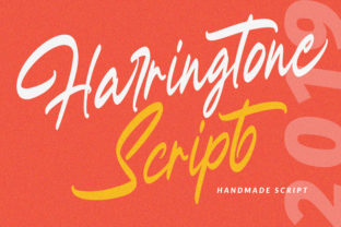 Harringtone Script: A Bold Handwritten Font for Authentic Branding