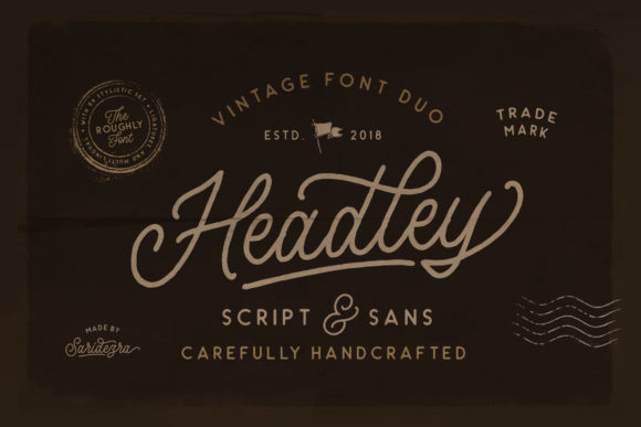 Headley Duo: A Vintage Font That Breathes Life Into Branding Projects