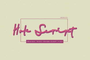 Hole Script: A Bold Handwritten Typeface for Authentic Branding