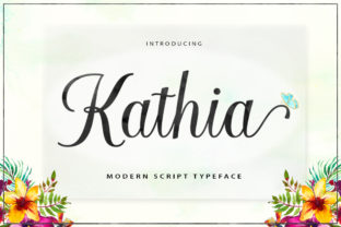 Kathia Script: A Premium Font for Polished Branding