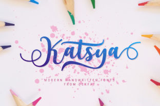 Katsya Script: A Calm, Romantic Typeface for Editorial Design
