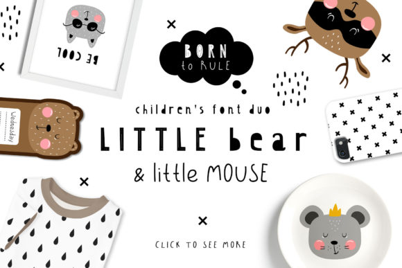 Little Bear Little Mouse Duo: A Playful Typeface for Editorial Design