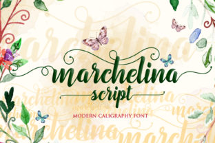 Marchelina Script: A Bold Handwritten Typeface for Crafters