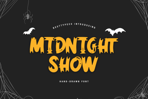 Midnight Show: A Bold Handwritten Typeface for Creative Makers