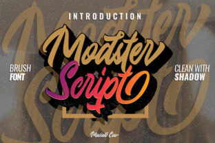 Modster Script: A Modern Typeface for Editorial Design