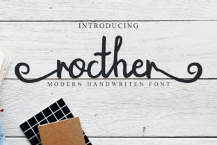 Rocther Script: A Beautiful Brush Typeface for Branding Projects