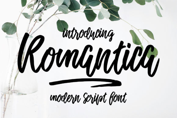 Romantica Script: A Feminine Typeface for Creative Product Makers