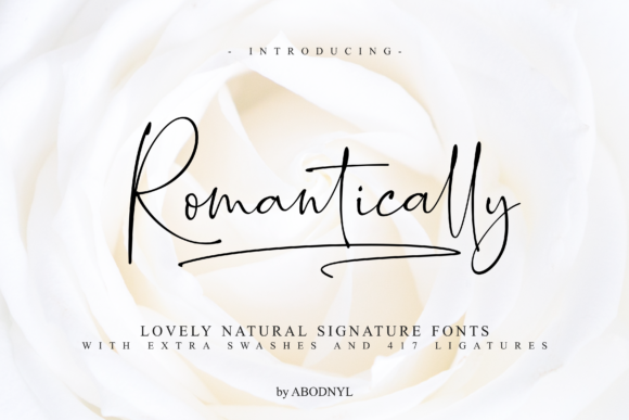 Romantically Font: A Beautiful Typeface for Your Brand