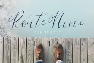 Rout Nine Script: A Beautiful Typeface for Digital Branding