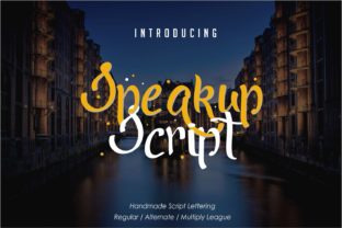 Speakup Script: A Bold Handwritten Typeface for Standout Branding