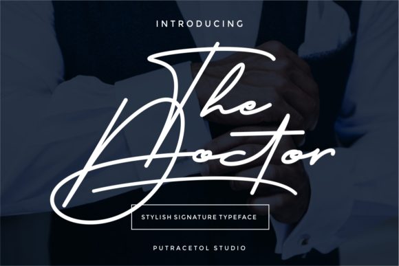 The Doctor Typeface: A Classy Handwritten Font for Editorial Design