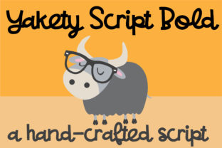 Yakety Script: The Handwritten Typeface for Whimsical Editorial Design